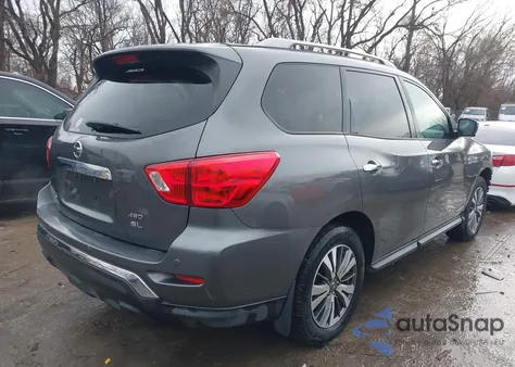 2017 Nissan Pathfinder Sl from USA, damaged, VIN 5N1DR2MM2HC609905